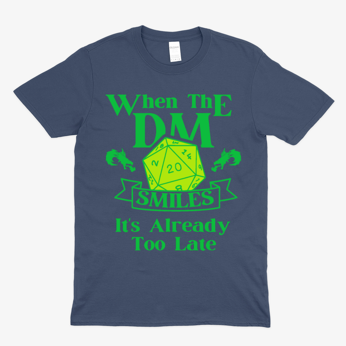 WHEN THE DM SMILES ITS ALREADY TOO LATE (3) - Soft Unisex T-Shirt