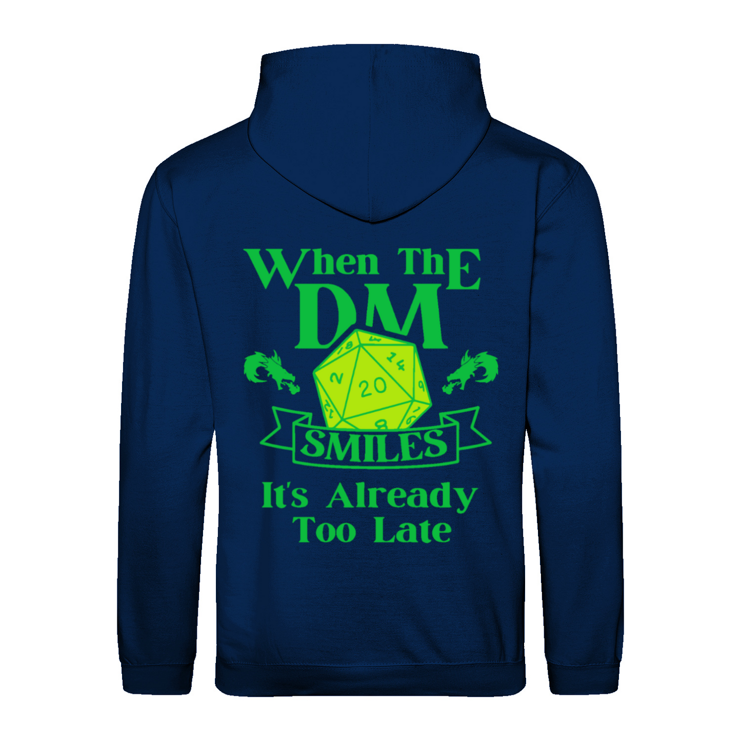 WHEN THE DM SMILES ITS ALREADY TOO LATE (3) - Hoodie unisex regular fit