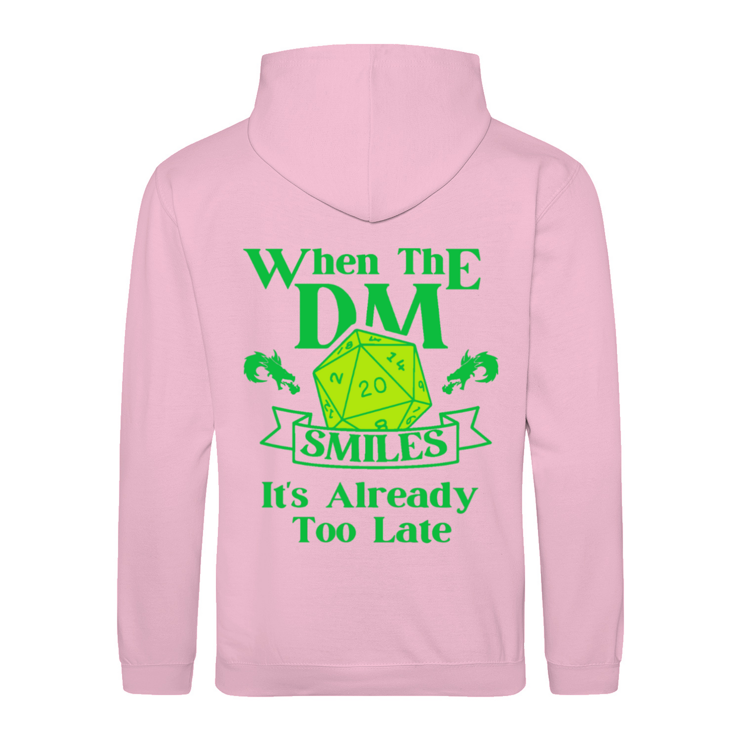 WHEN THE DM SMILES ITS ALREADY TOO LATE (3) - Hoodie unisex regular fit