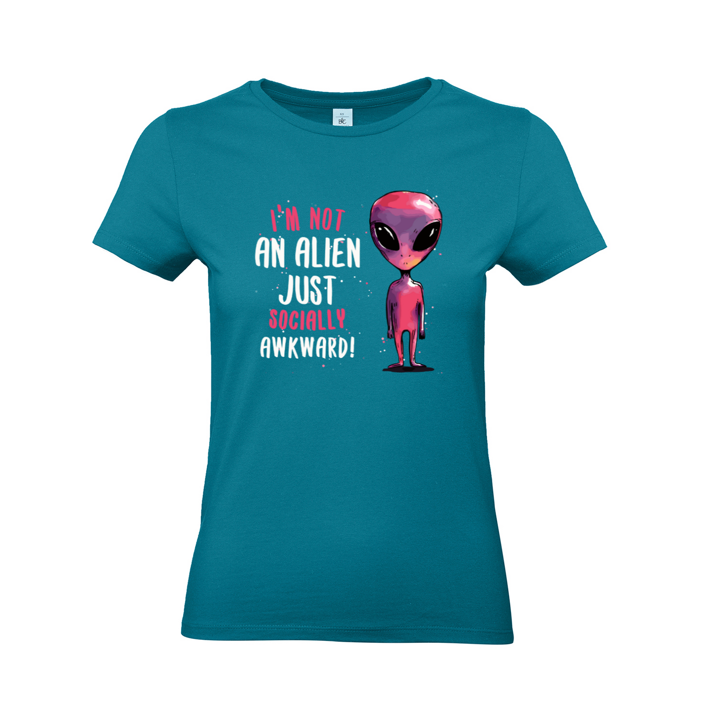 .SOCIALLY AWKWARD/ALIEN. - Woman slim fit