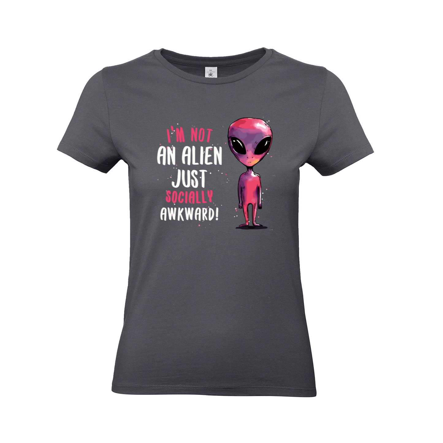 .SOCIALLY AWKWARD/ALIEN. - Woman slim fit