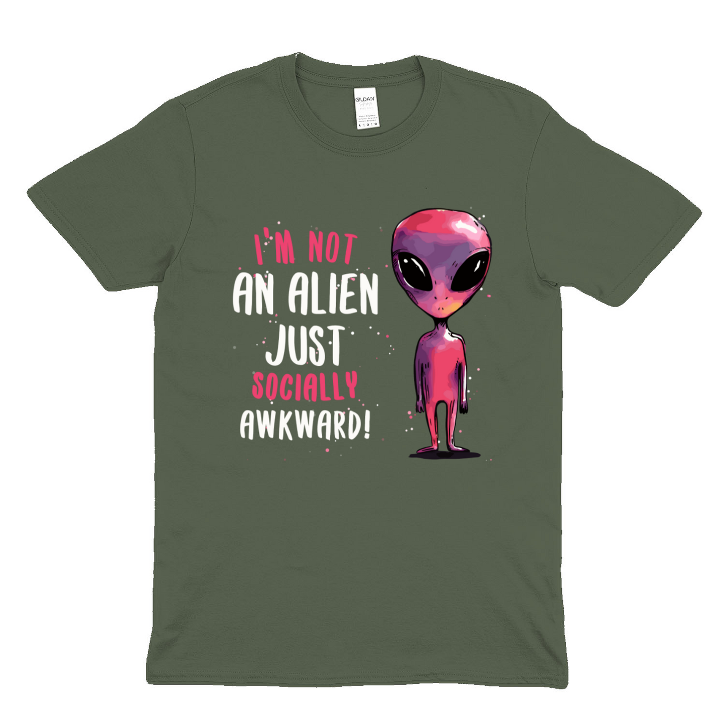 SOCIALLY AWKWARD/ALIEN - Soft Unisex T-Shirt