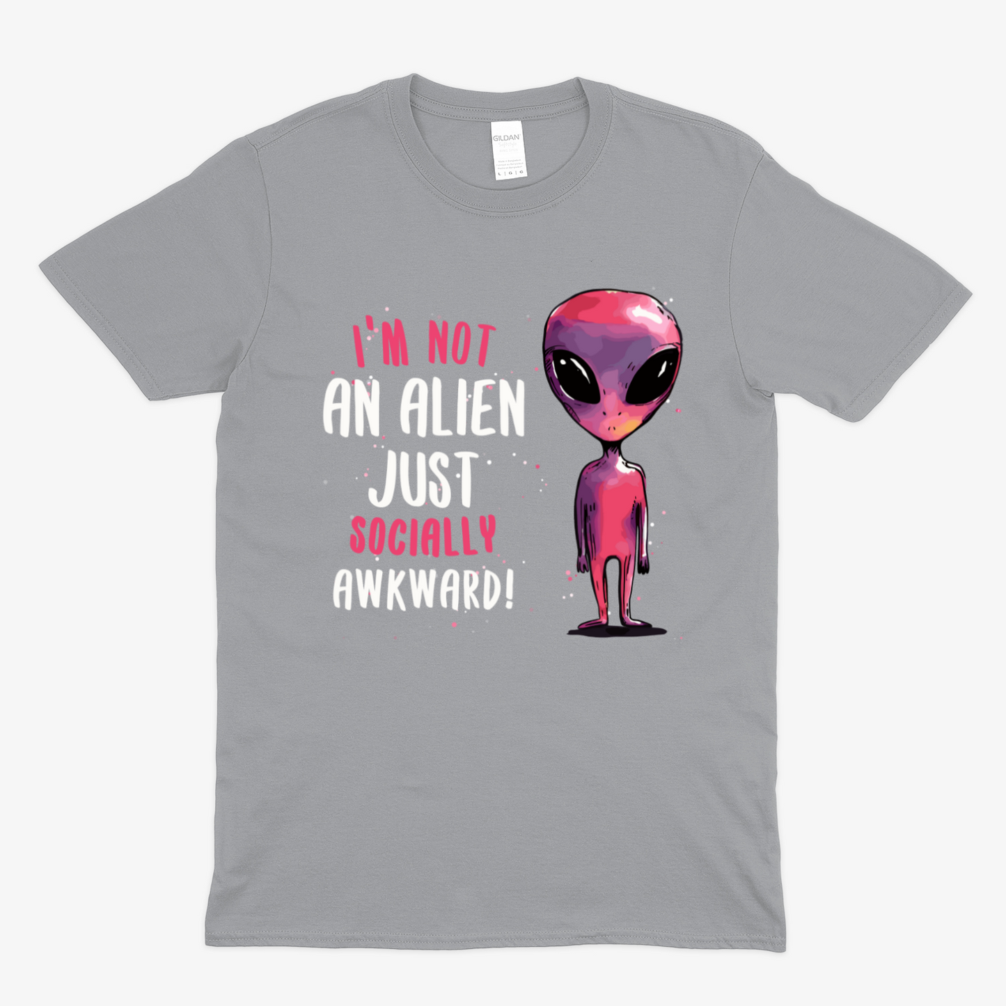 SOCIALLY AWKWARD/ALIEN - Soft Unisex T-Shirt