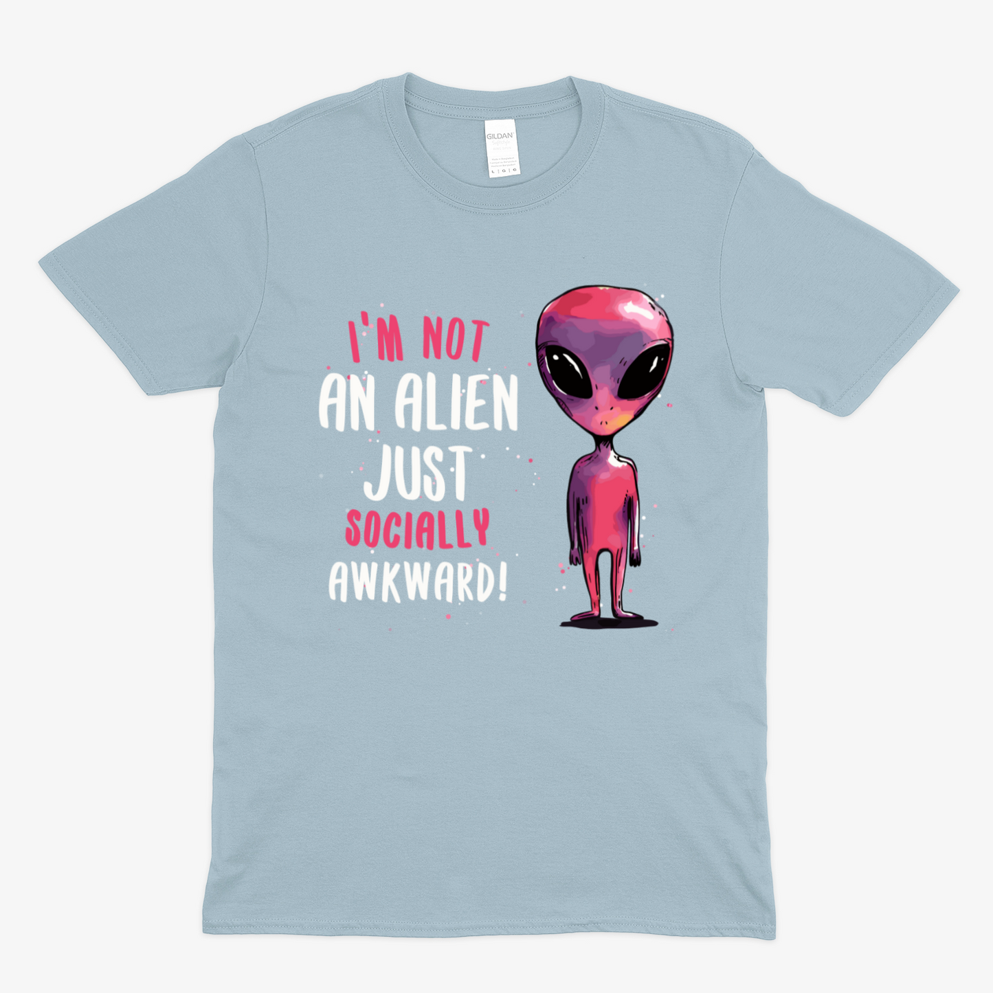 SOCIALLY AWKWARD/ALIEN - Soft Unisex T-Shirt