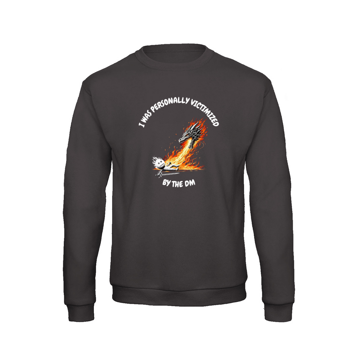 Victimized By DM sweatshirt – Rollespil – produktbillede 9
