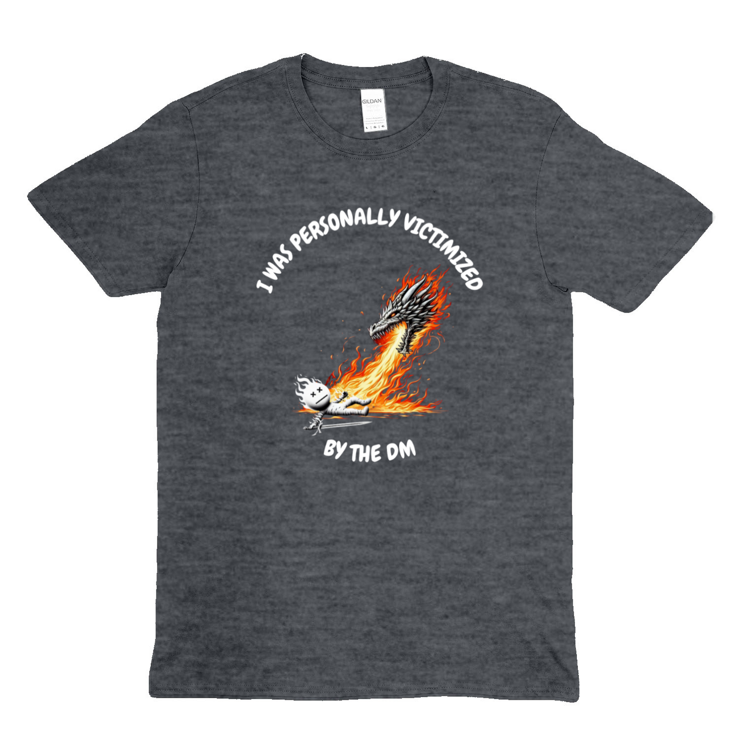 VICTIMIZED BY DM - Soft Unisex T-Shirt
