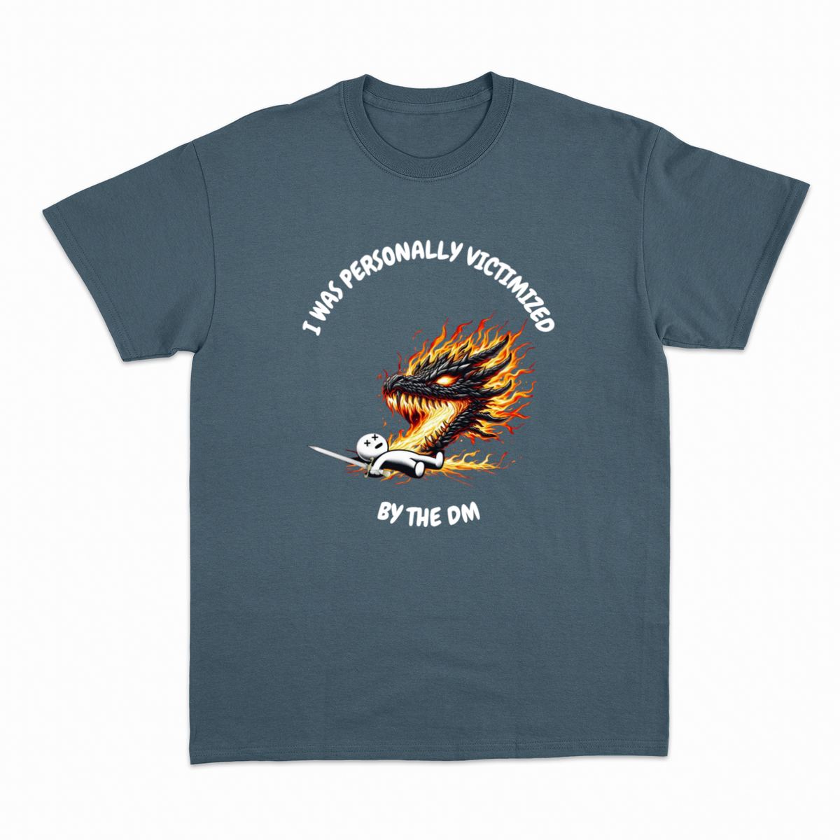 Victimized by DM 2 T-shirt – Rollespils T-shirt – produktbillede 15