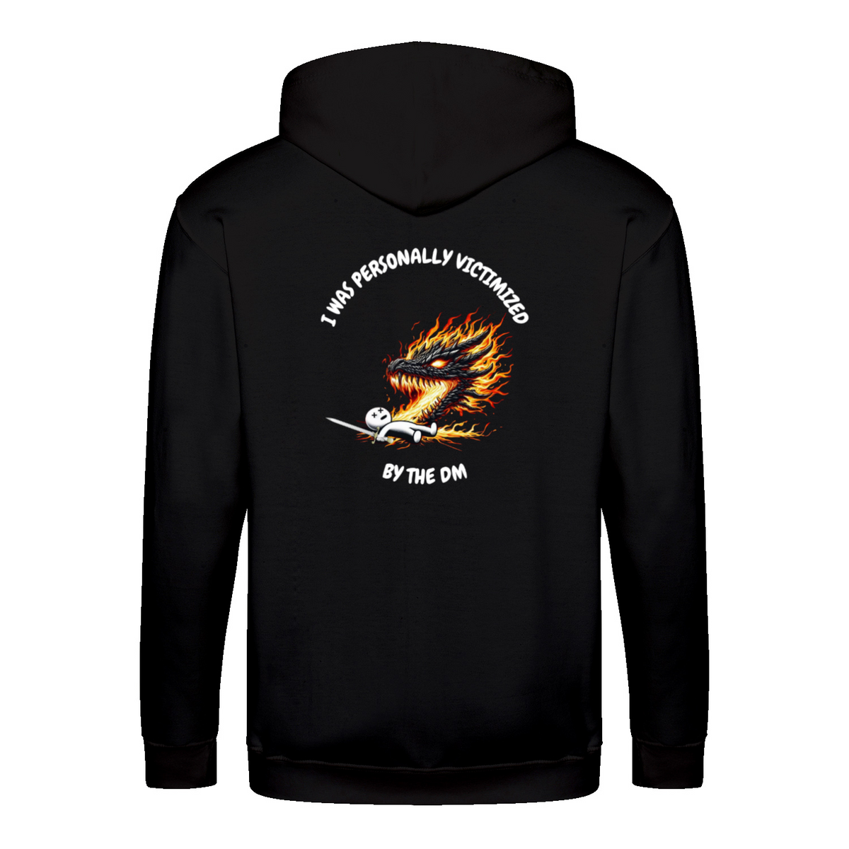Victimized By DM 2 zip hoodie – Rollespil – produktbillede 3