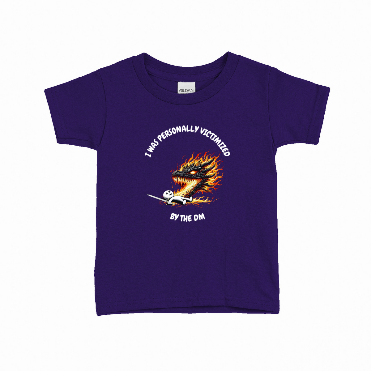 Victimized by DM 2 T-shirt til børn – Rollespil design – produktbillede 17