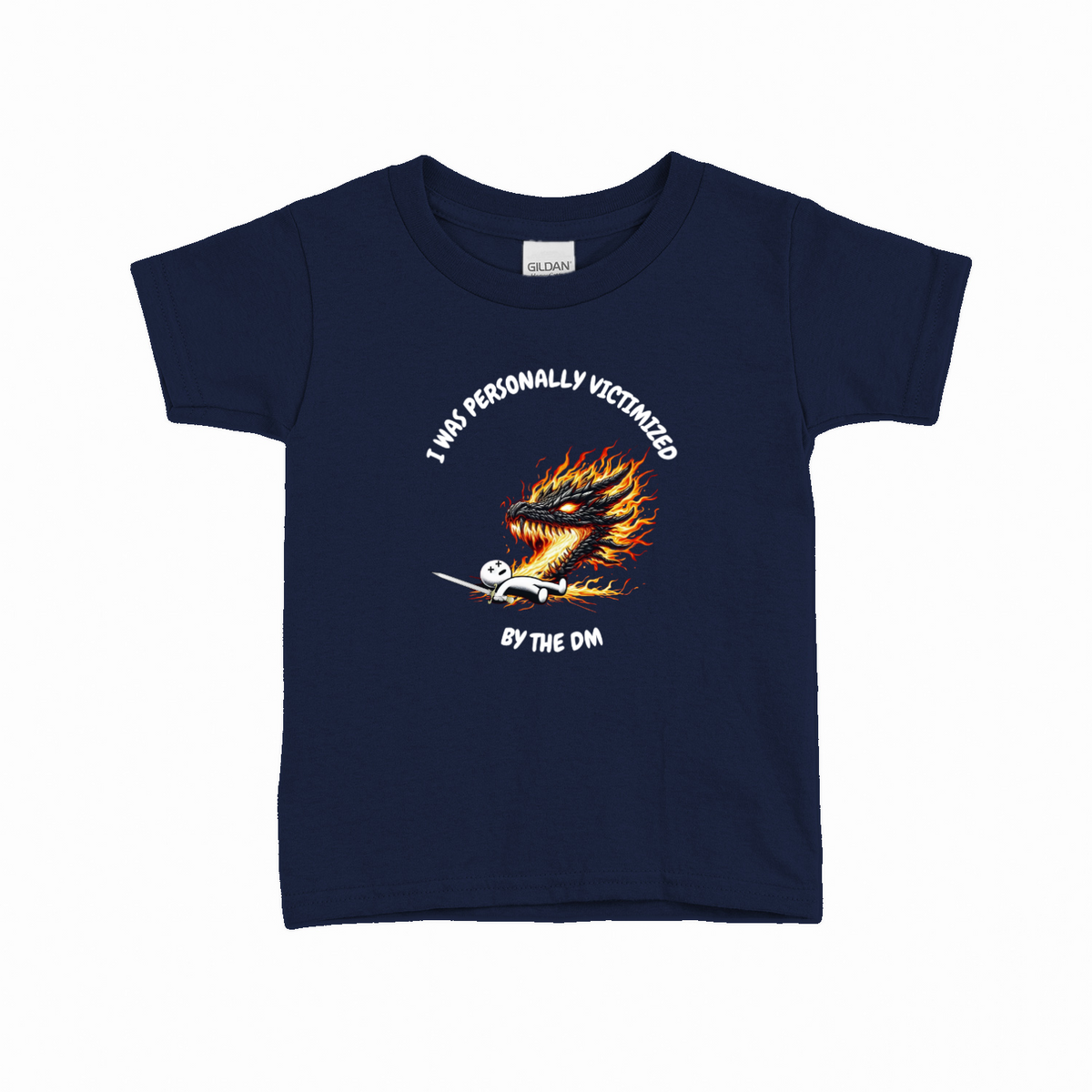 Victimized by DM 2 T-shirt til børn – Rollespil design