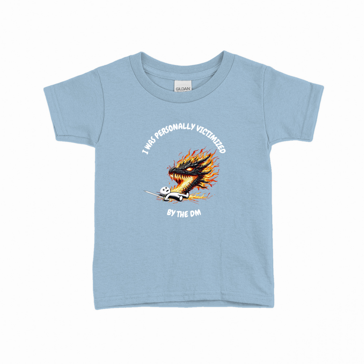 Victimized by DM 2 T-shirt til børn – Rollespil design – produktbillede 18