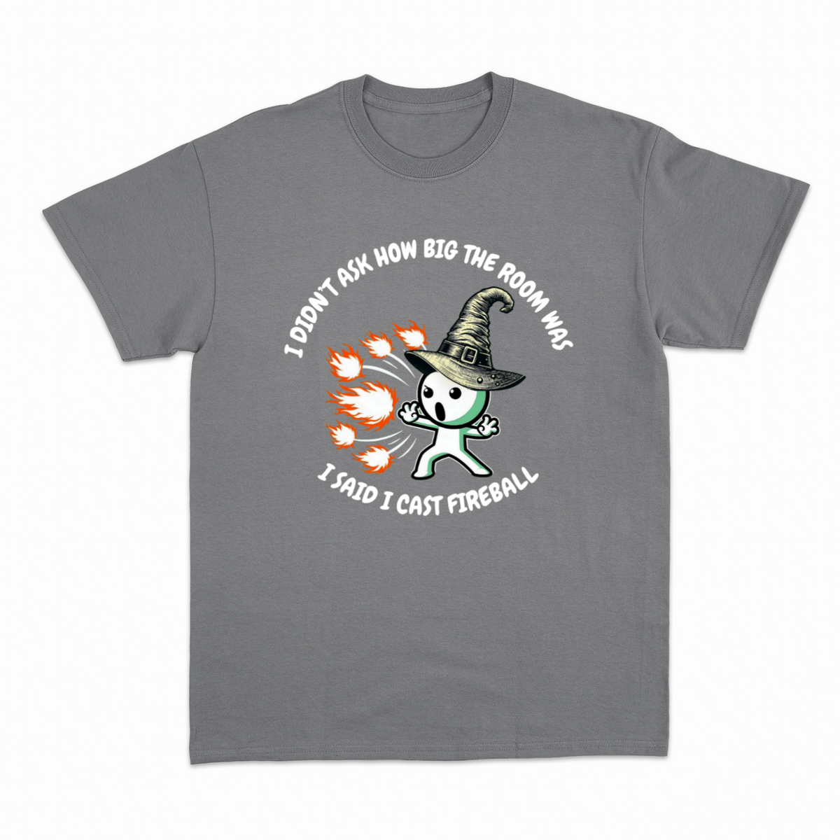 Fireball T-shirt – Sjov Rollespils T-shirt til RPG-fans – produktbillede 9