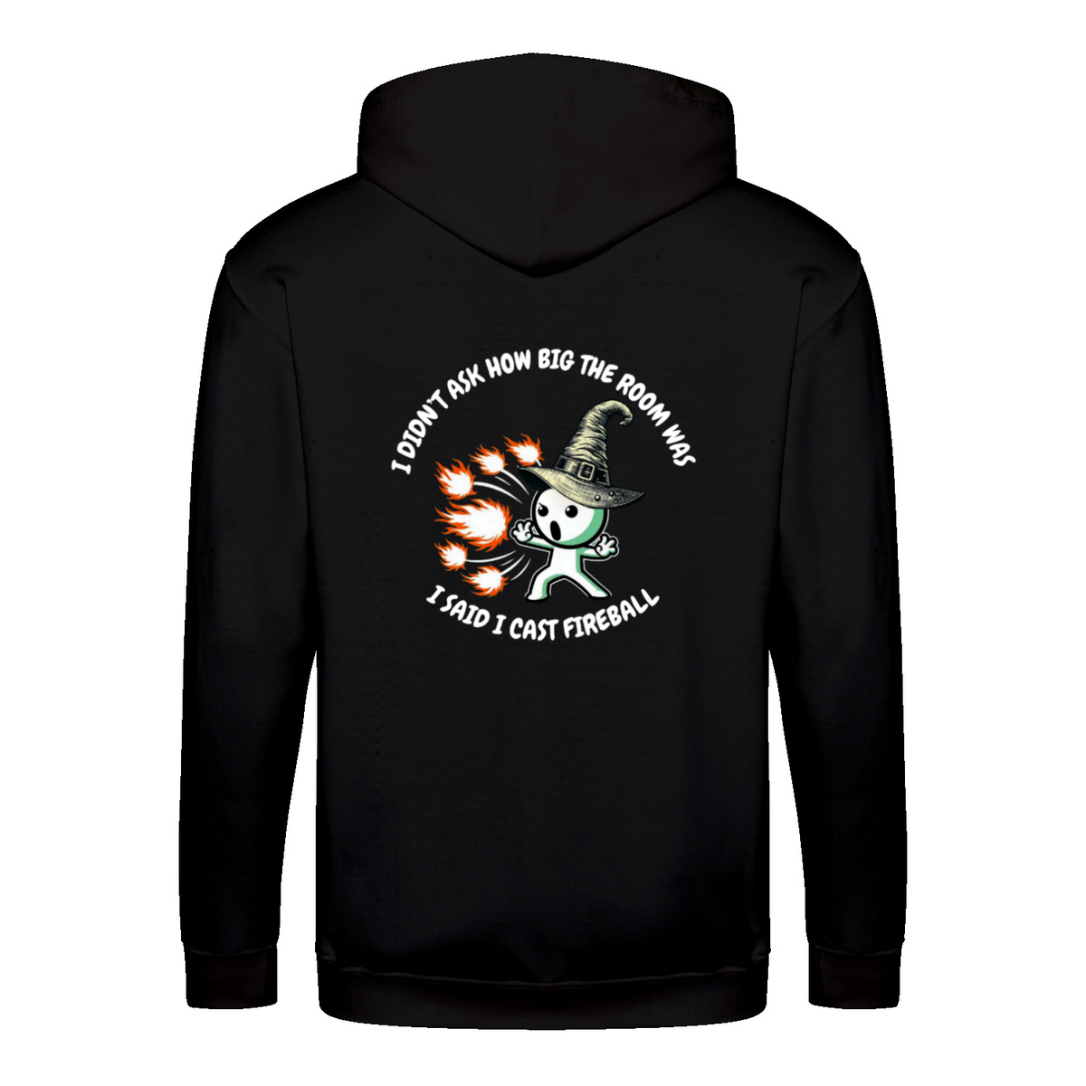 Fireball zip hoodie – Rollespil – produktbillede 4