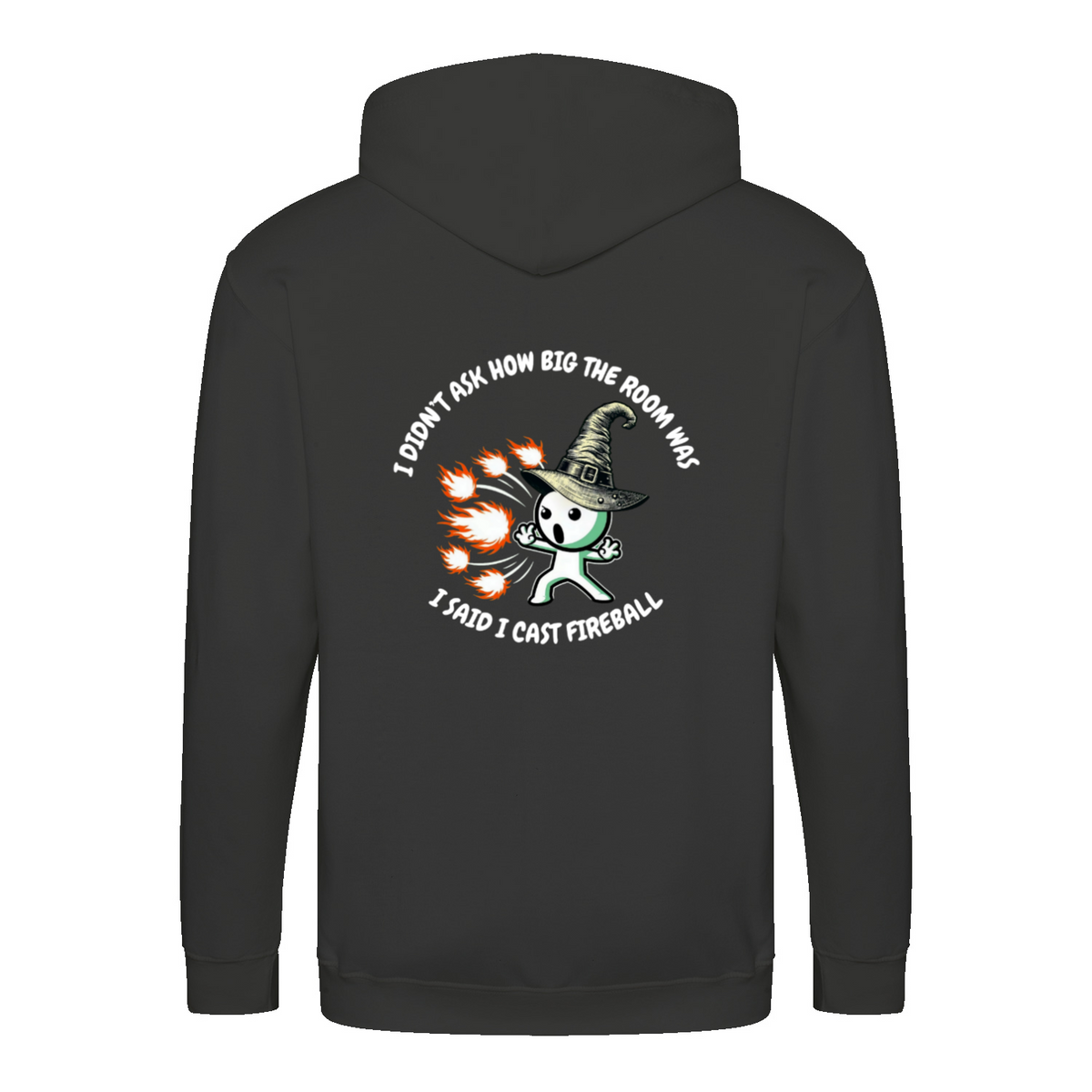 Fireball zip hoodie – Rollespil – produktbillede 6