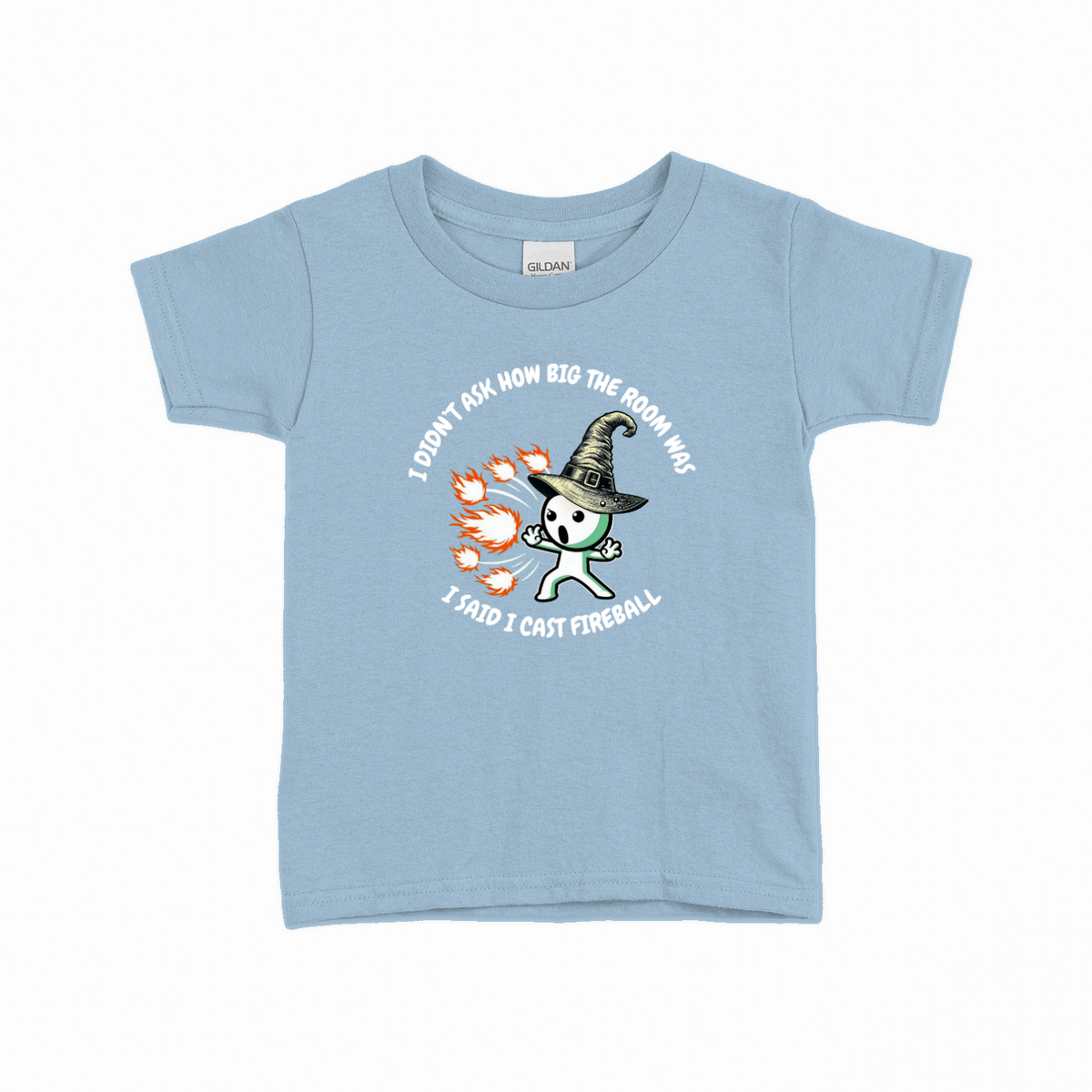 Fireball T-shirt til børn – Rollespil design – produktbillede 5
