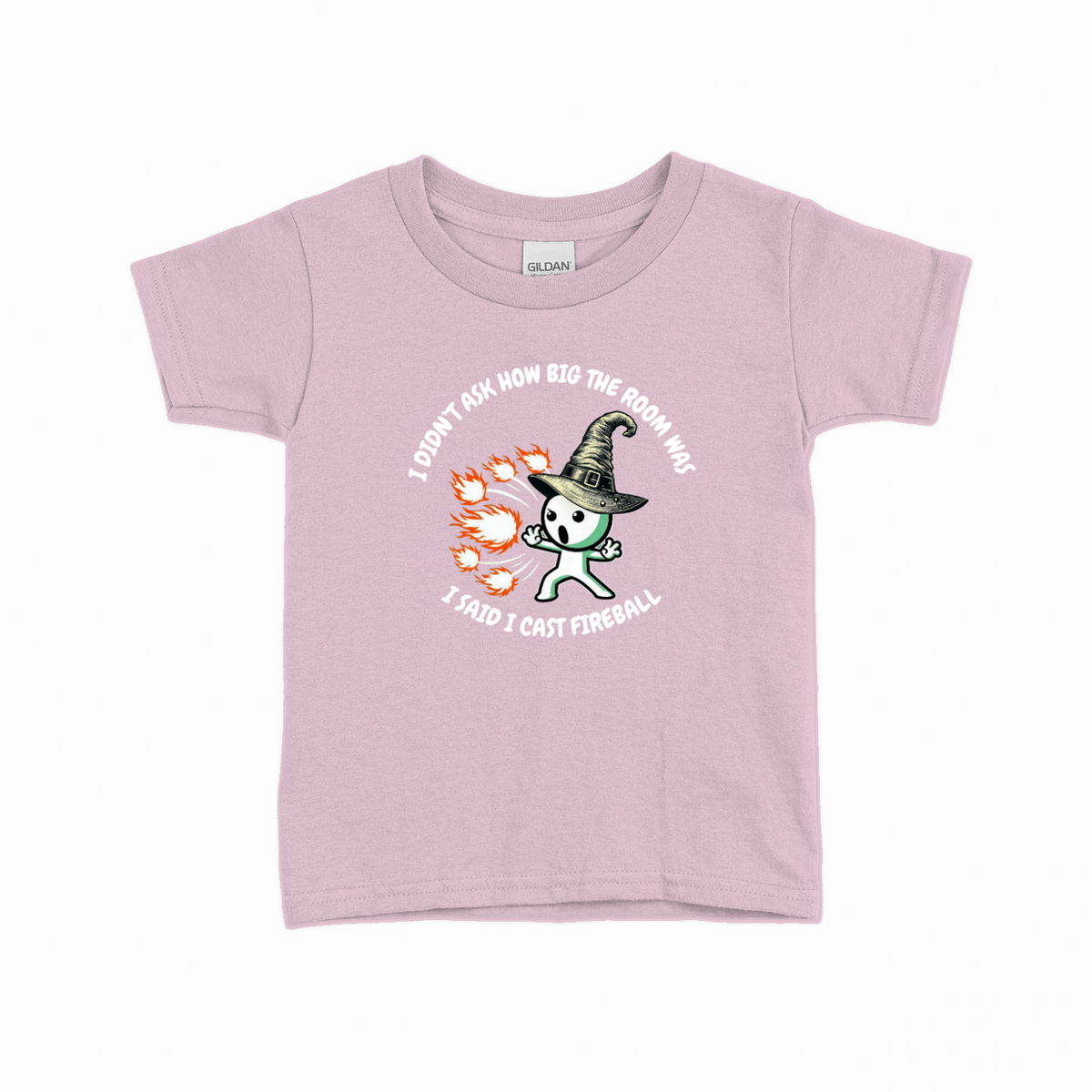 Fireball T-shirt til børn – Rollespil design – produktbillede 7