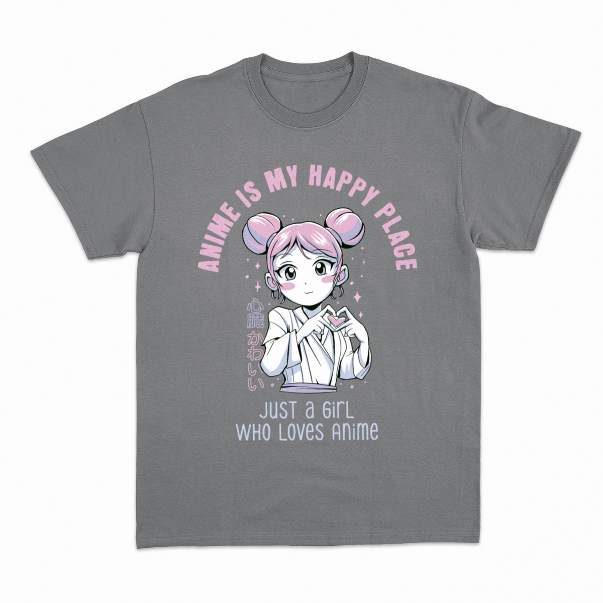 Just a Girl Who Loves Anime – Anime T-shirt – produktbillede 7