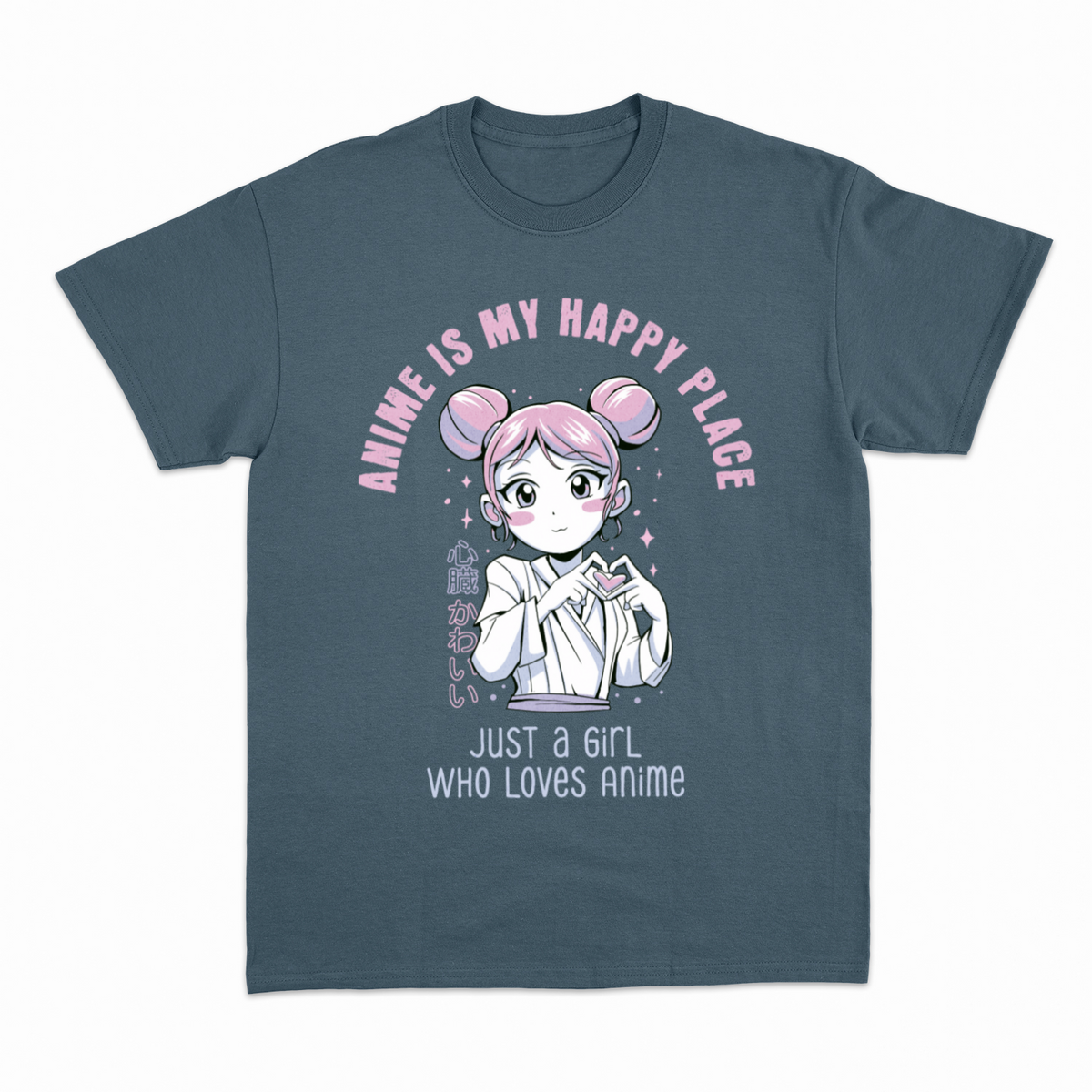 Just a Girl Who Loves Anime – Anime T-shirt – produktbillede 9