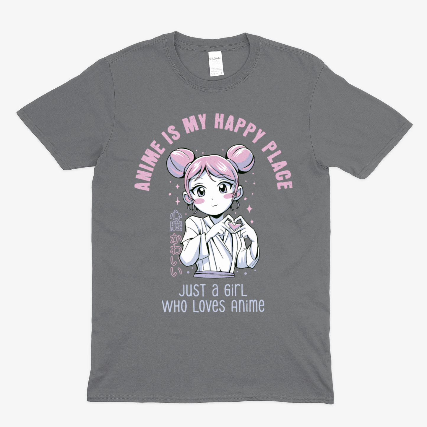 JUST A GIRL WHO LOVES ANIME - Soft Unisex T-Shirt