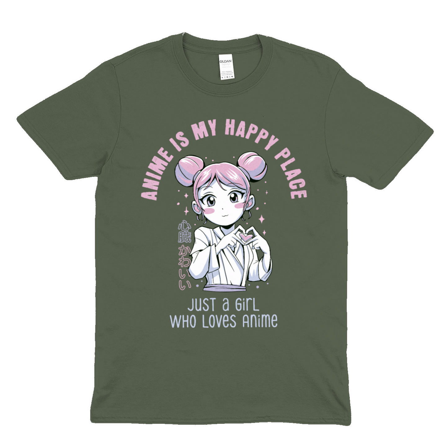JUST A GIRL WHO LOVES ANIME - Soft Unisex T-Shirt