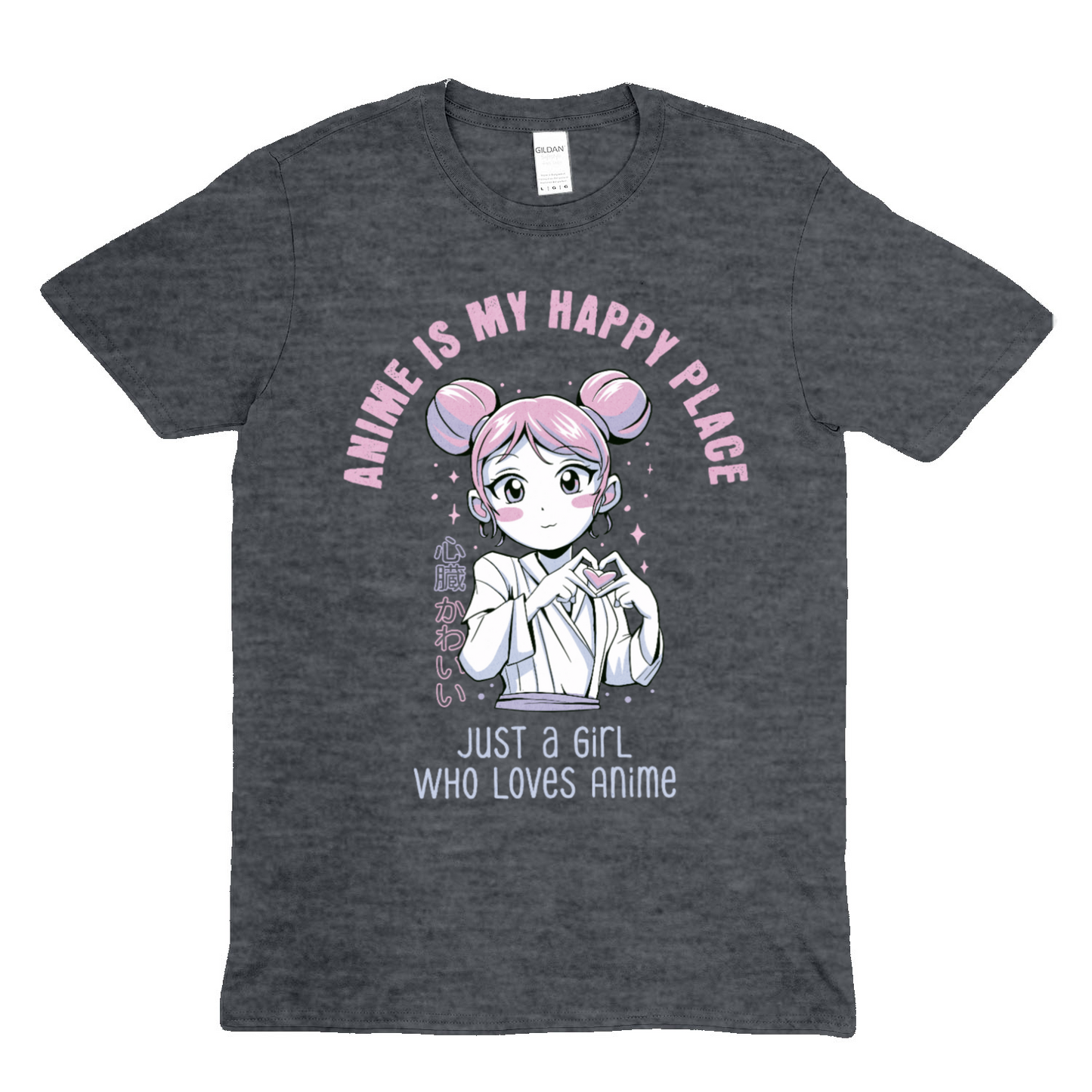 JUST A GIRL WHO LOVES ANIME - Soft Unisex T-Shirt