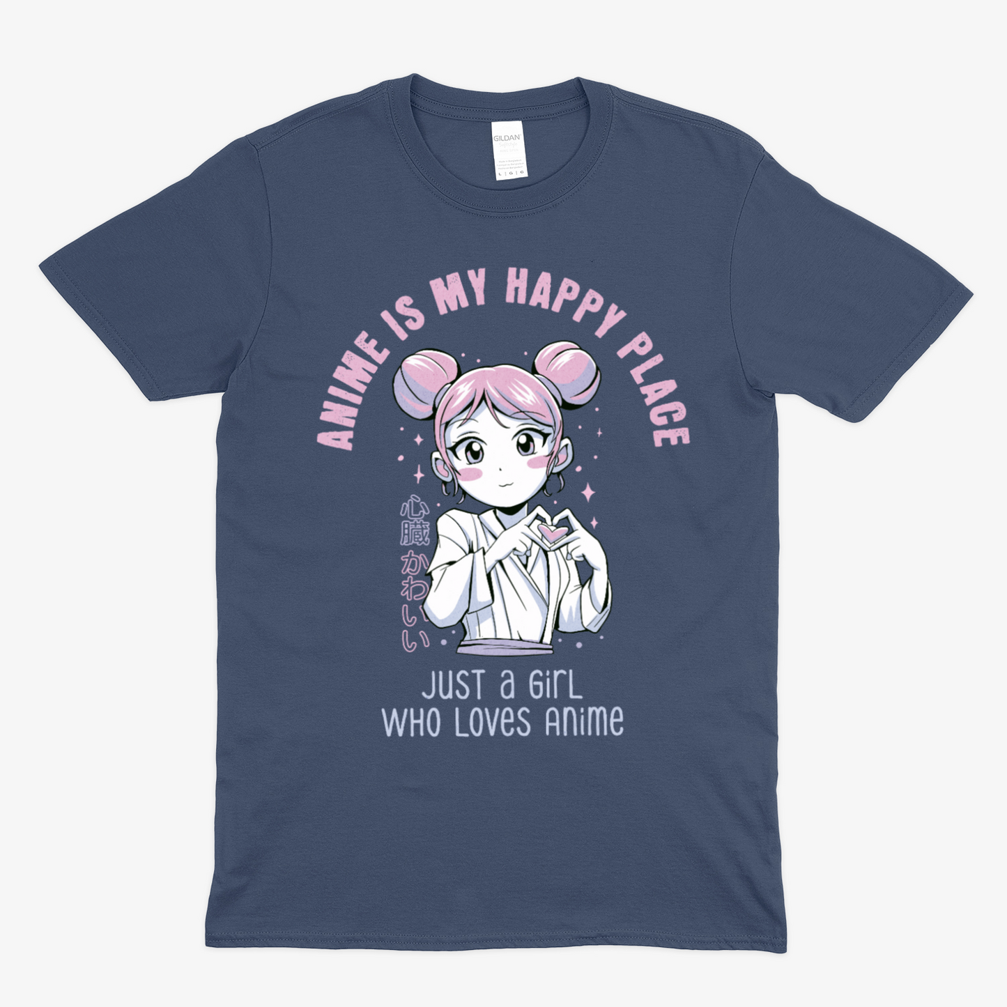 JUST A GIRL WHO LOVES ANIME - Soft Unisex T-Shirt