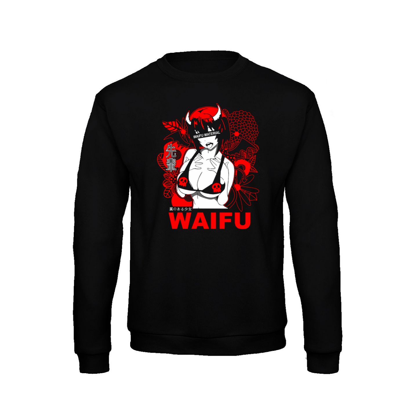 NAUGHTY ANIME/WAIFU GIRL - Long sleeve t-shirt soft