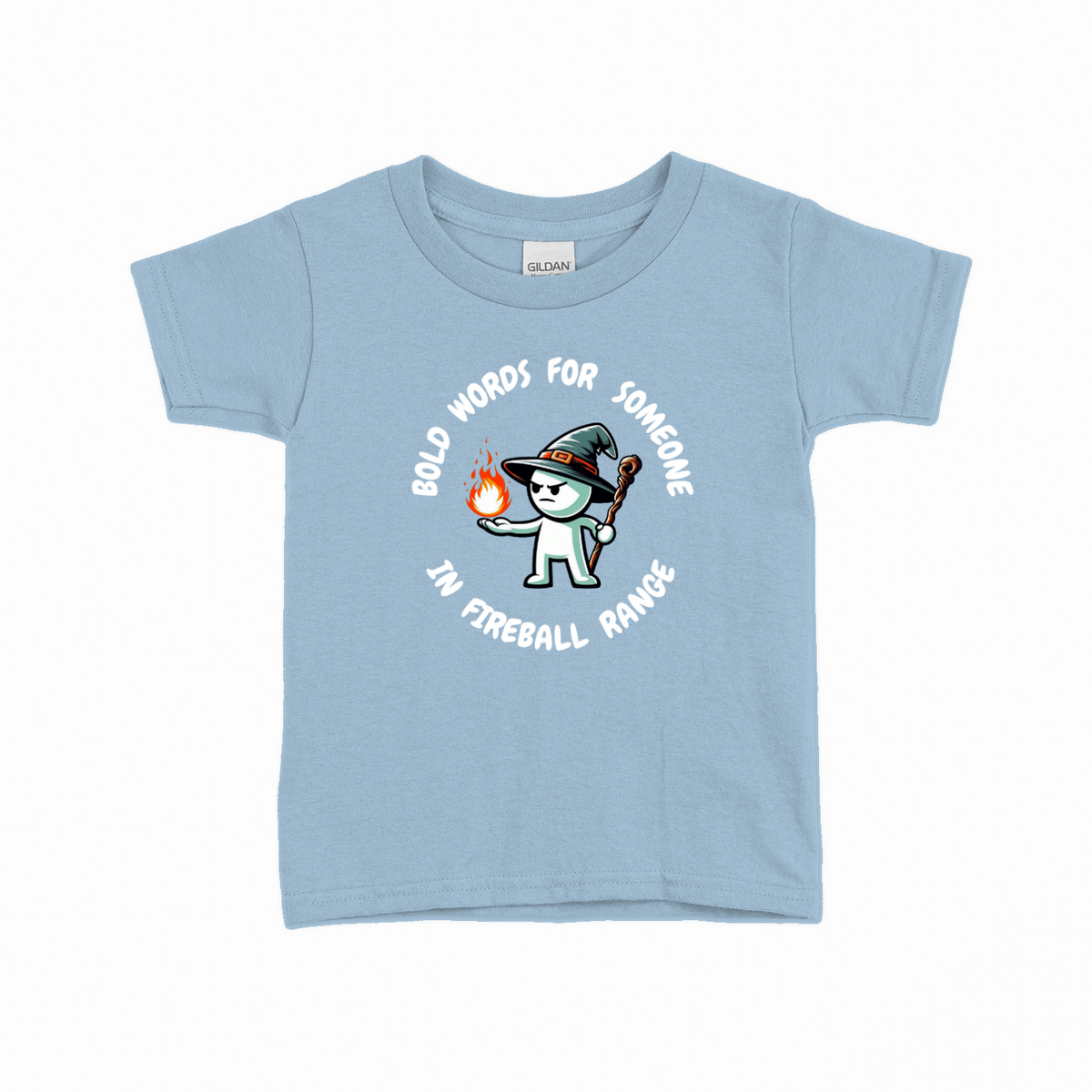 Fireball Range T-shirt til børn – Rollespil design – produktbillede 5