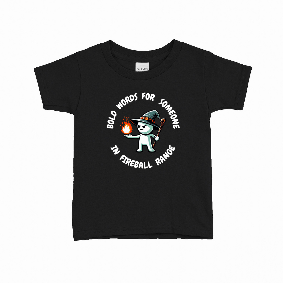 Fireball Range T-shirt til børn – Rollespil design – produktbillede 13