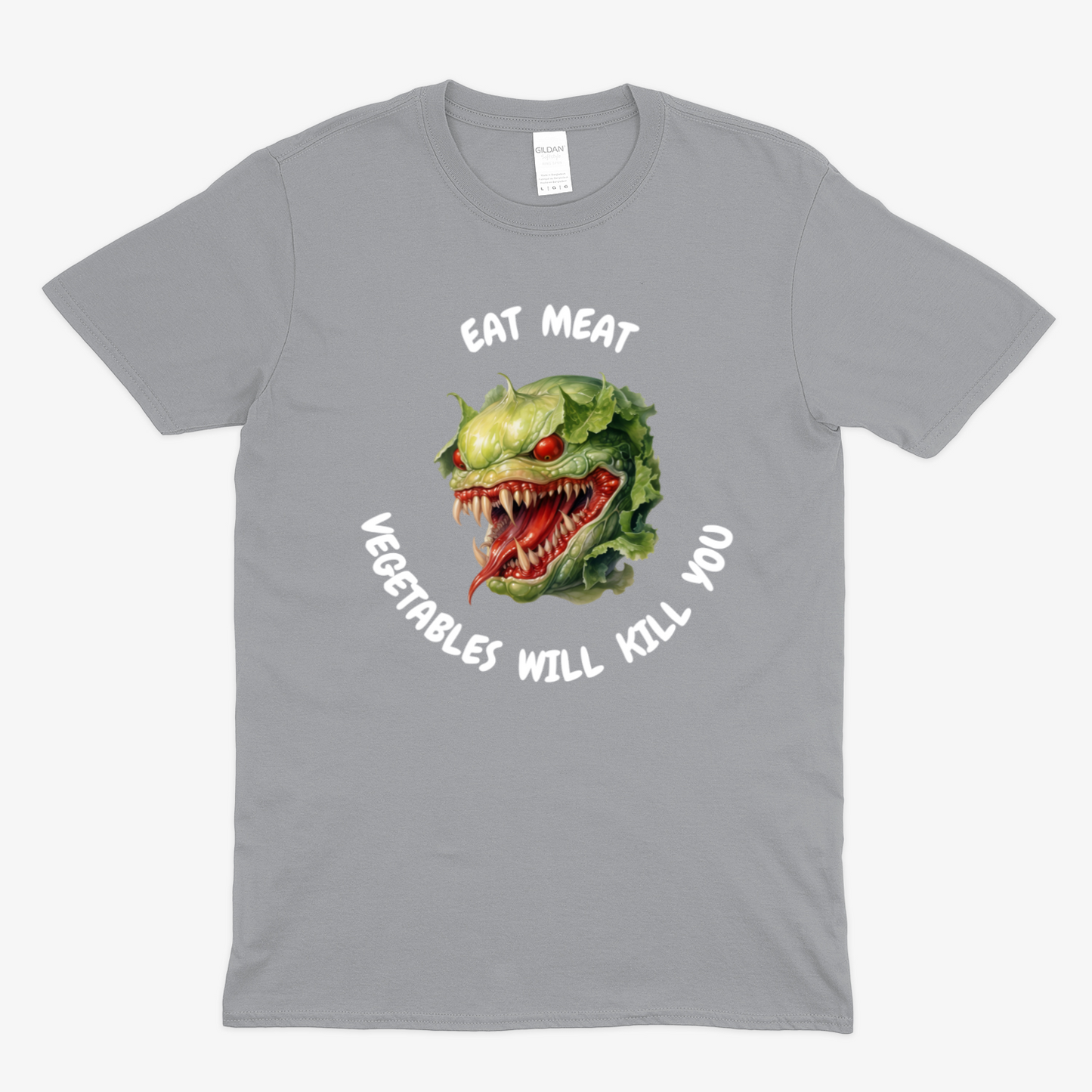 VEGETABLES WILL KILL YOU (2) - Soft Unisex T-Shirt