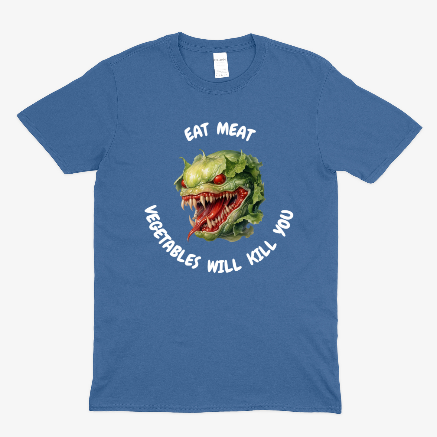 VEGETABLES WILL KILL YOU (2) - Soft Unisex T-Shirt