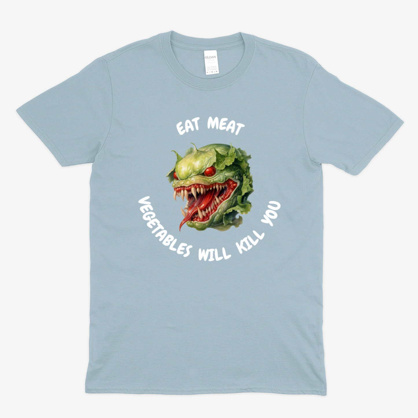 VEGETABLES WILL KILL YOU (2) - Soft Unisex T-Shirt