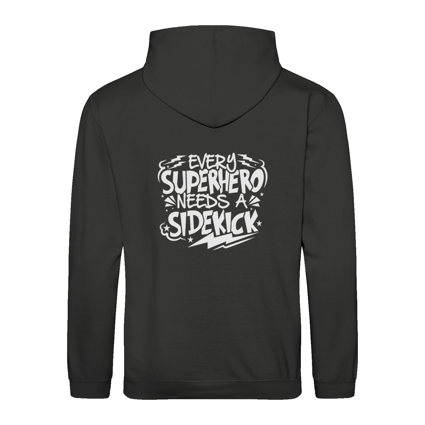 SUPERHERO NEEDS A SIDEKICK - Hoodie unisex regular fit