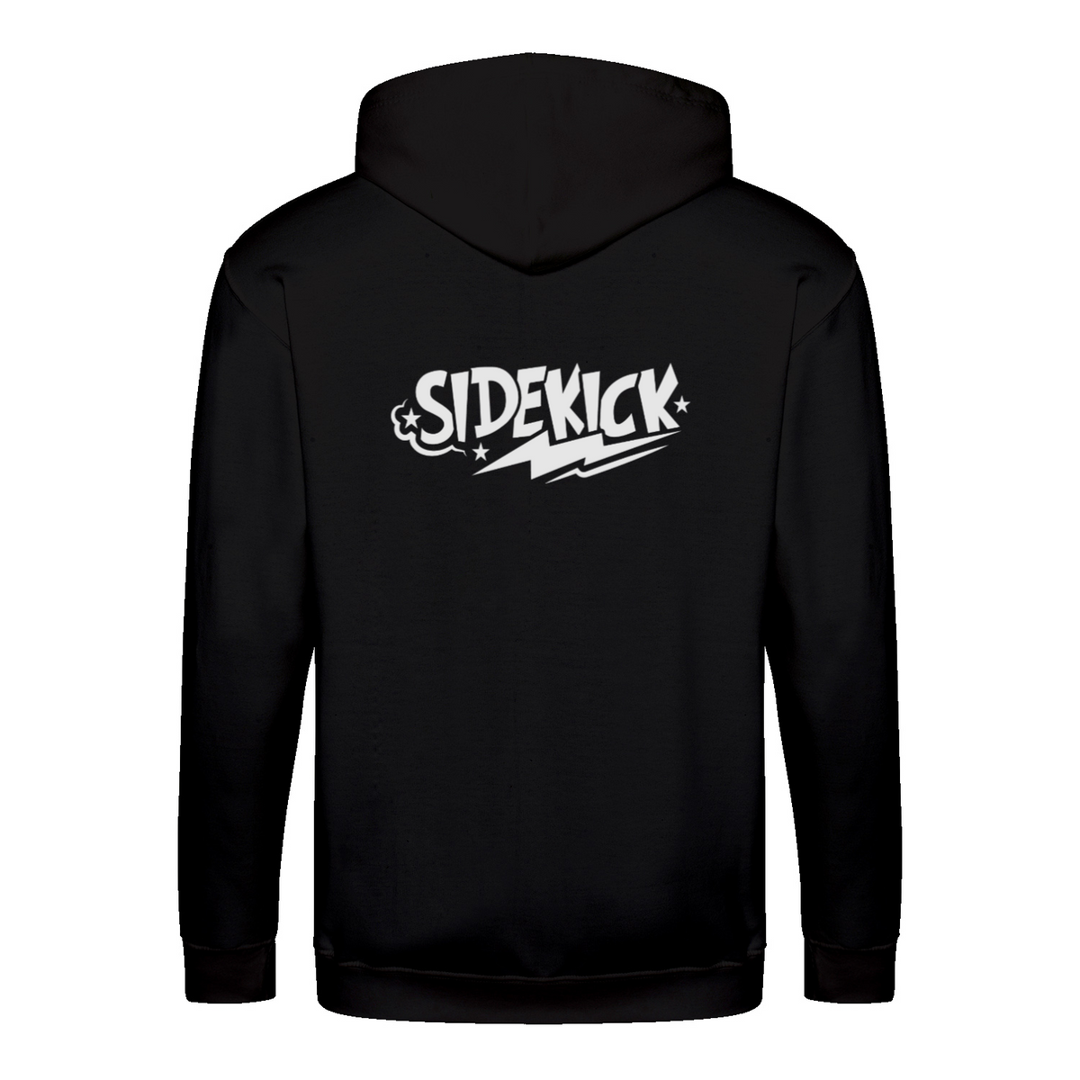 Sidekick zip hoodie – Sjovt statement – produktbillede 3