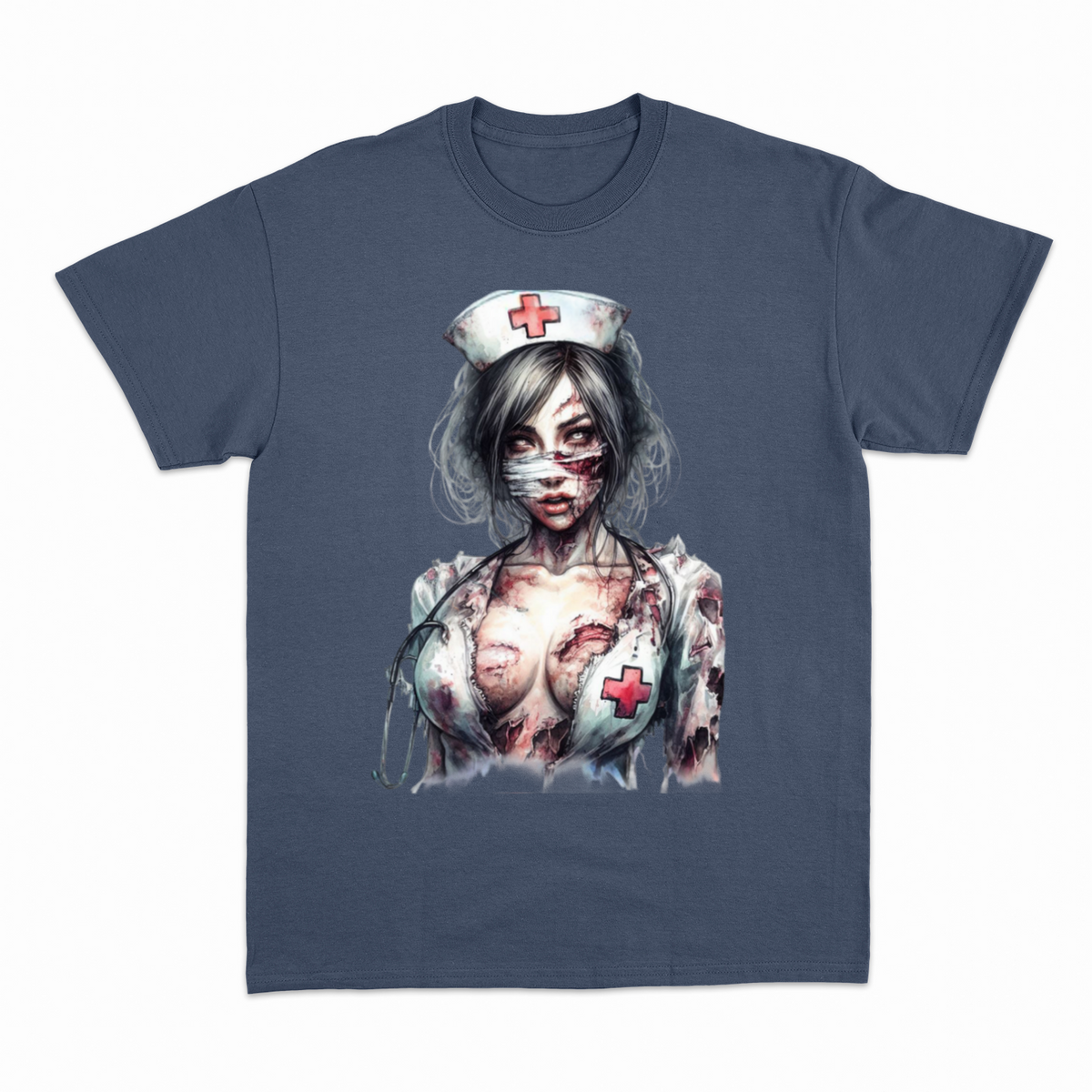 Zombie Nurse 2 T-shirt – Horror T-shirt – produktbillede 19