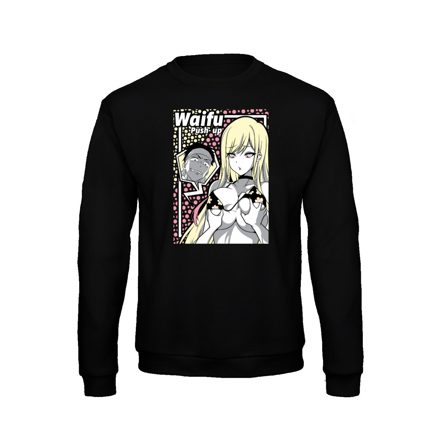 WAIFU PUSH UP - Long sleeve t-shirt soft