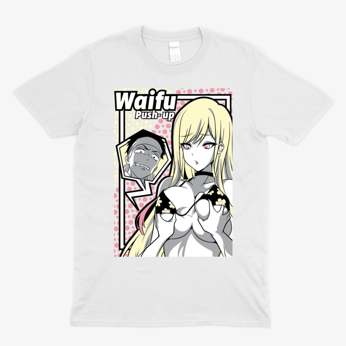 WAIFU PUSH UP - Soft Unisex T-Shirt