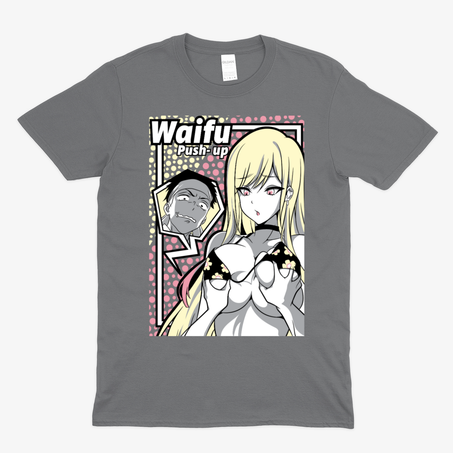 WAIFU PUSH UP - Soft Unisex T-Shirt