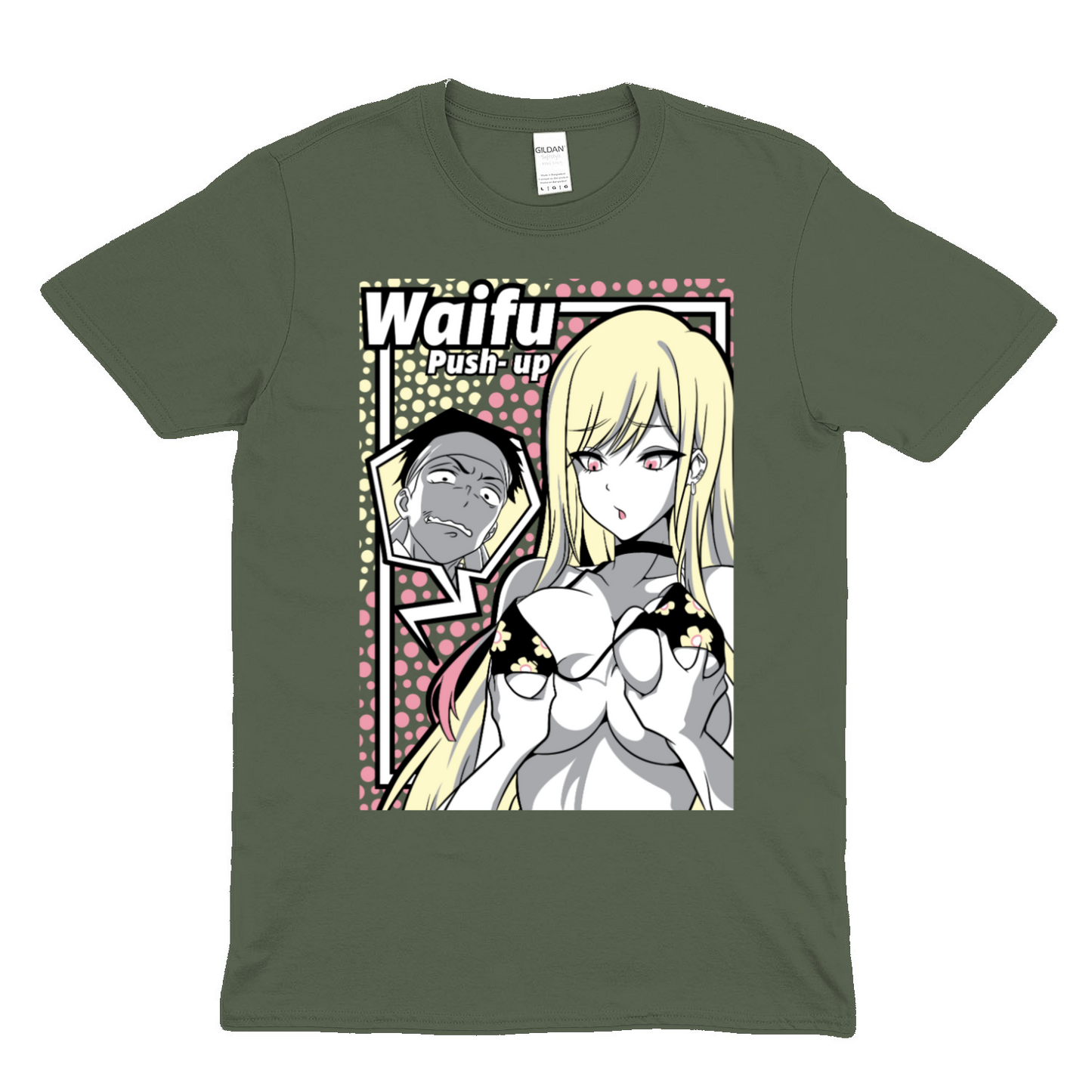 WAIFU PUSH UP - Soft Unisex T-Shirt