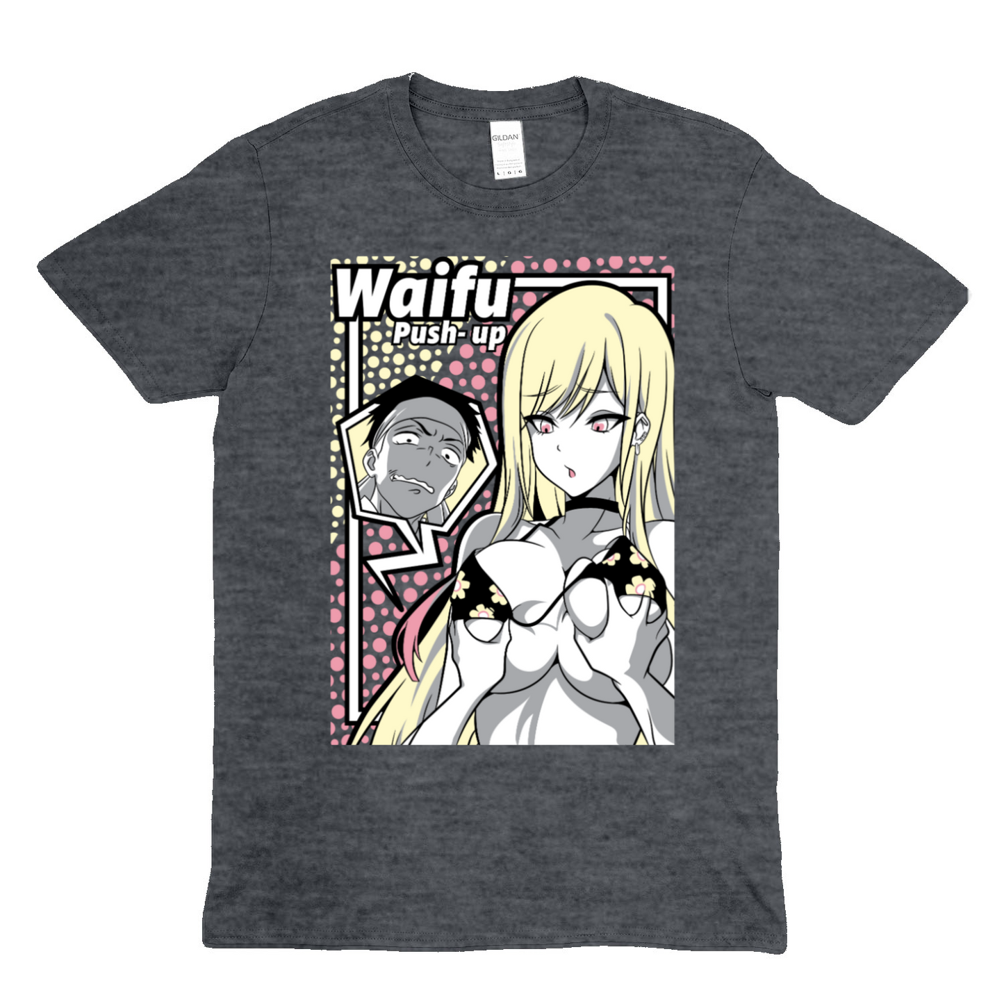 WAIFU PUSH UP - Soft Unisex T-Shirt