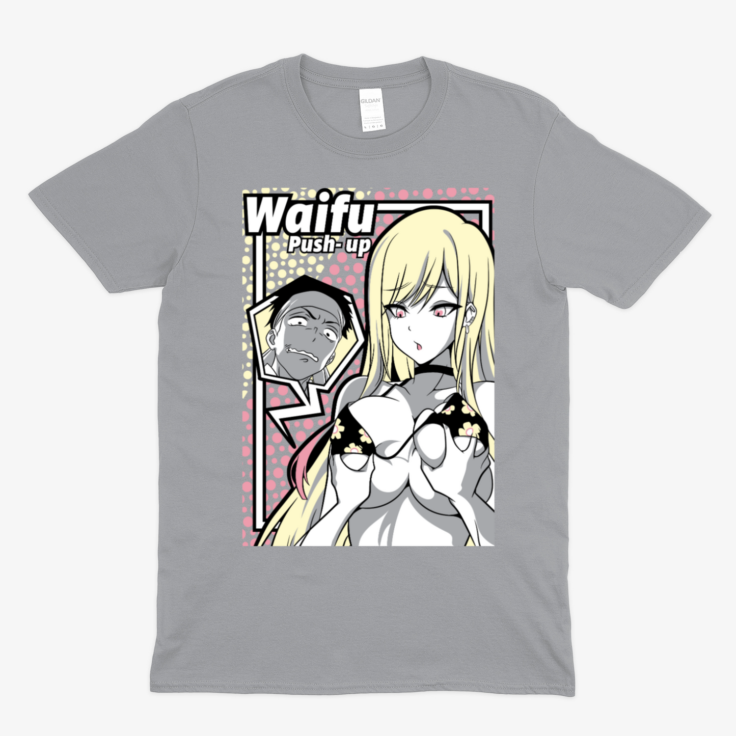 WAIFU PUSH UP - Soft Unisex T-Shirt