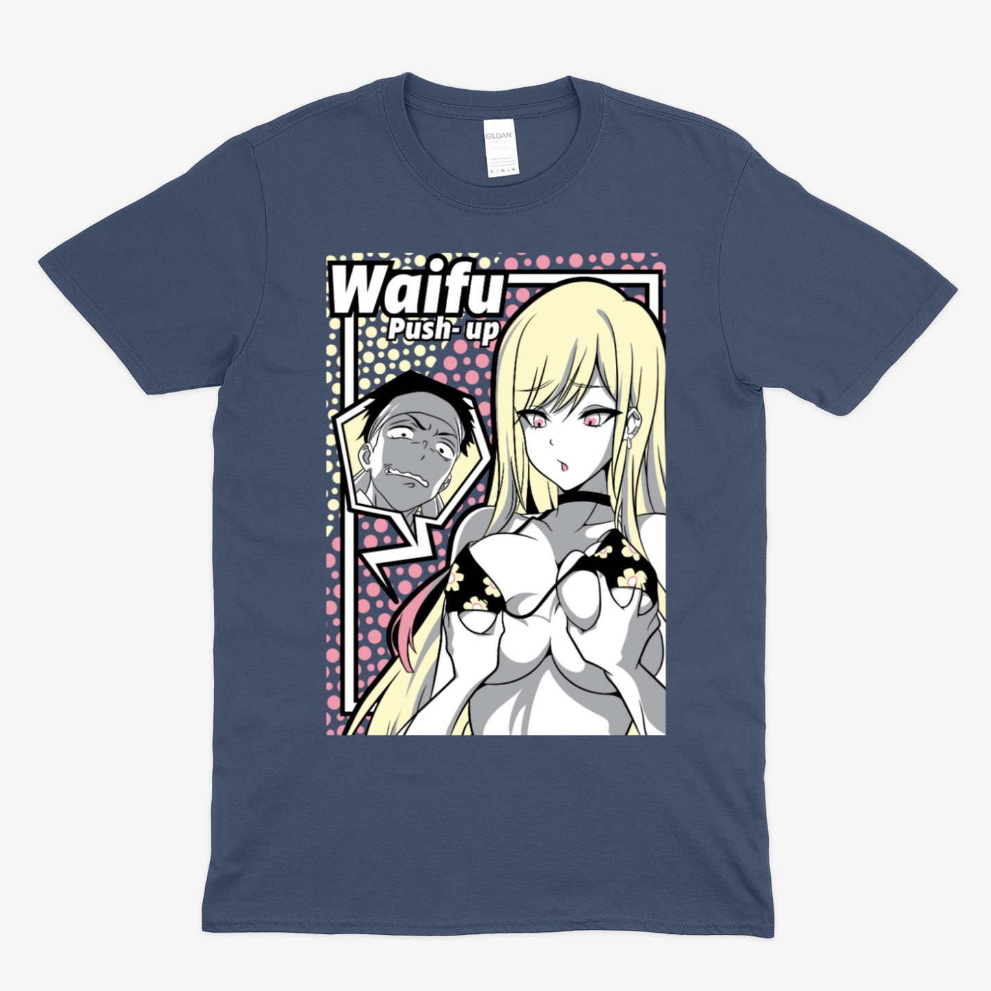WAIFU PUSH UP - Soft Unisex T-Shirt