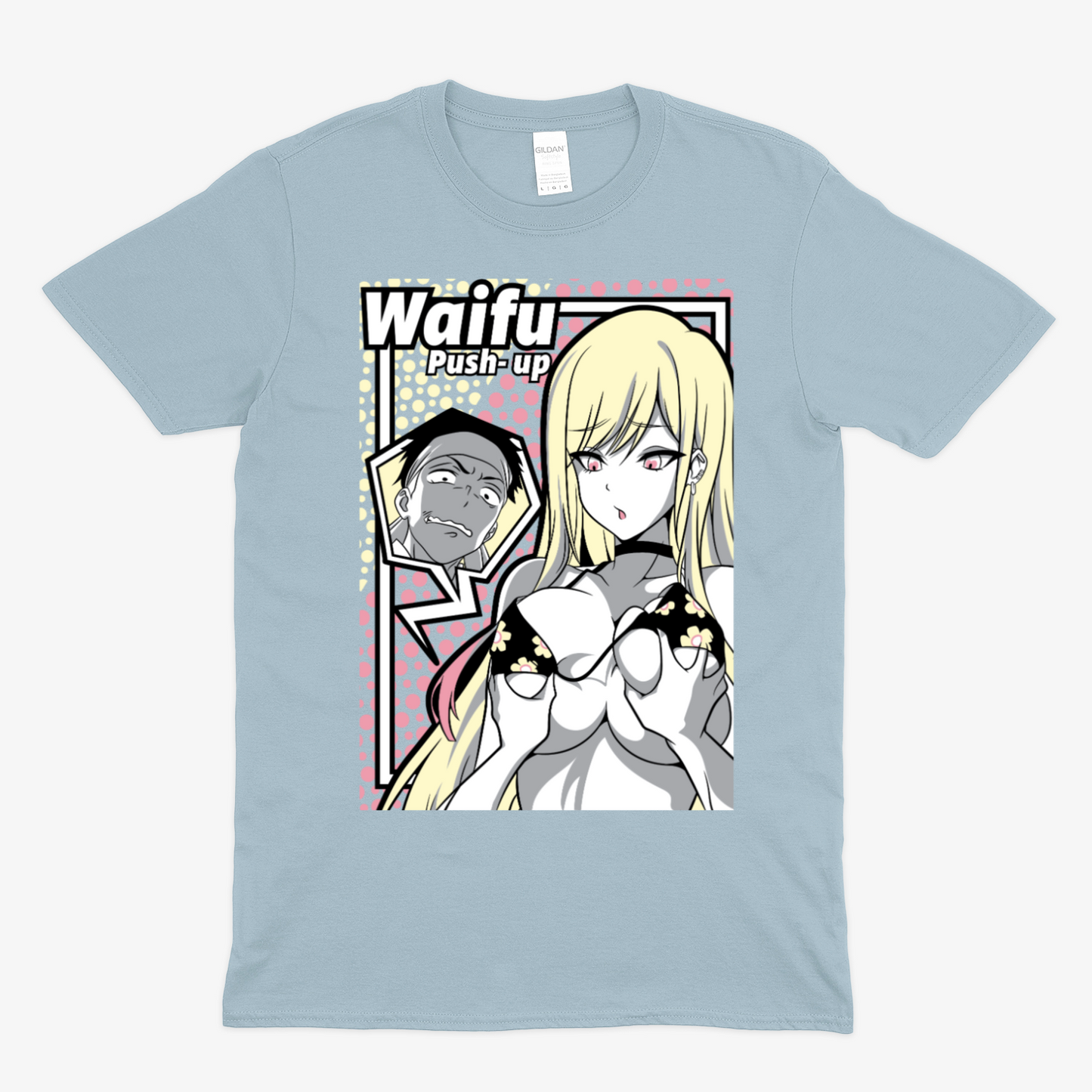 WAIFU PUSH UP - Soft Unisex T-Shirt
