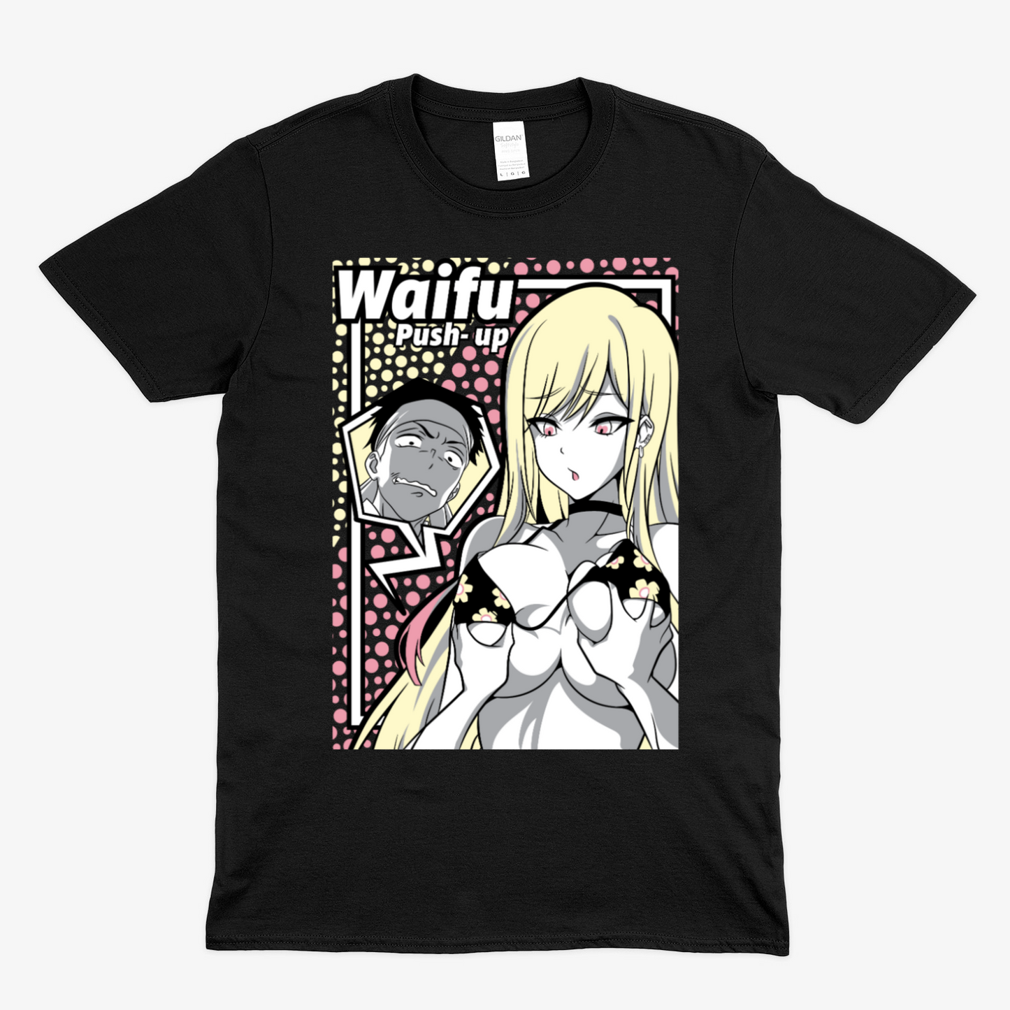 WAIFU PUSH UP - Soft Unisex T-Shirt