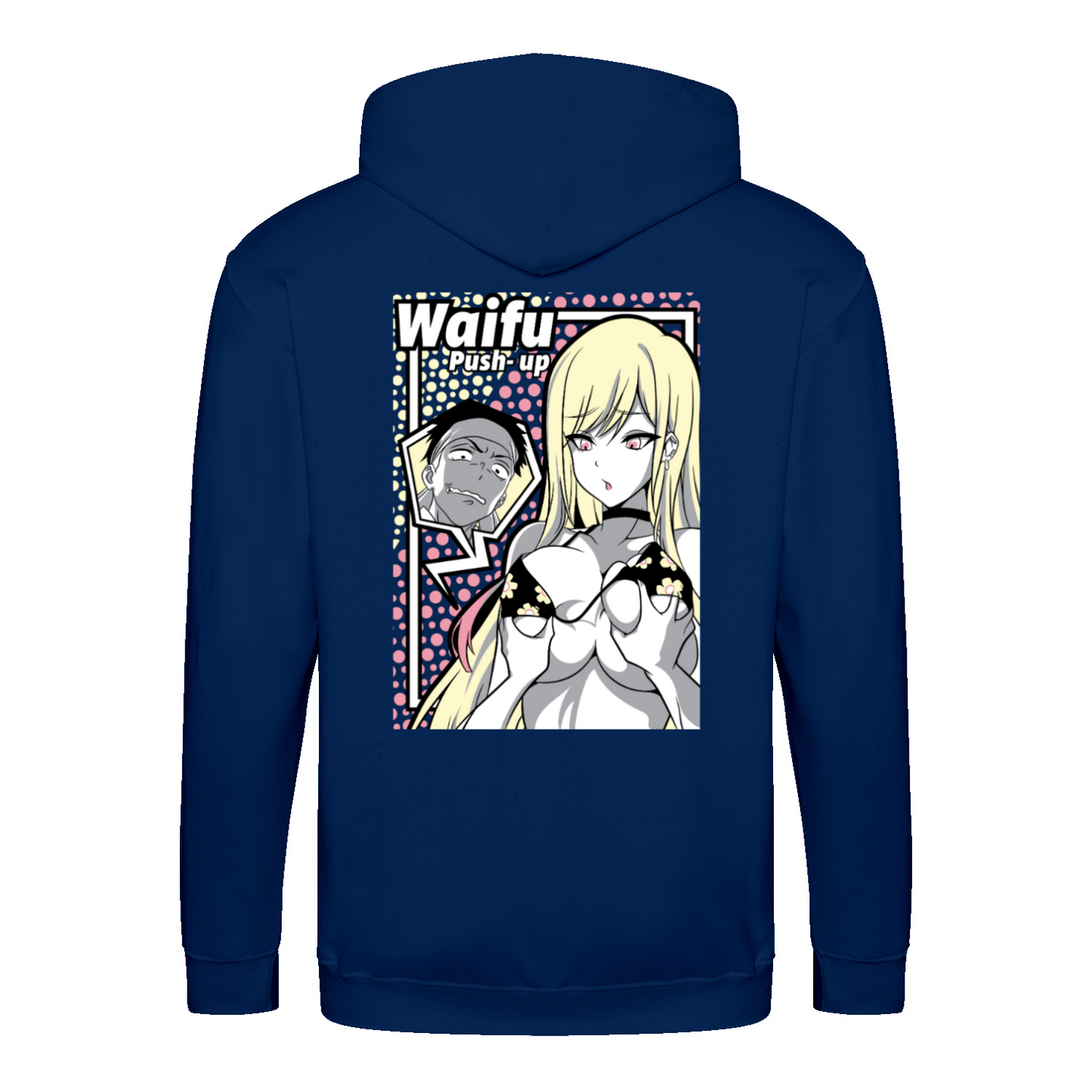WAIFU PUSH UP - Zip-Hoodie