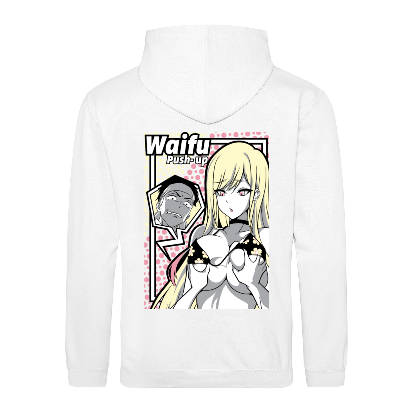 WAIFU PUSH UP - Hoodie unisex regular fit