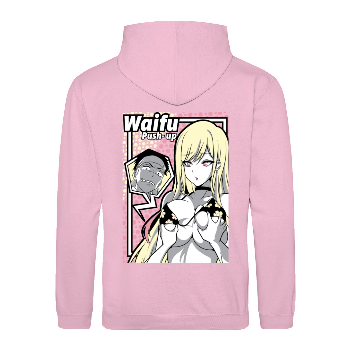 WAIFU PUSH UP - Hoodie unisex regular fit