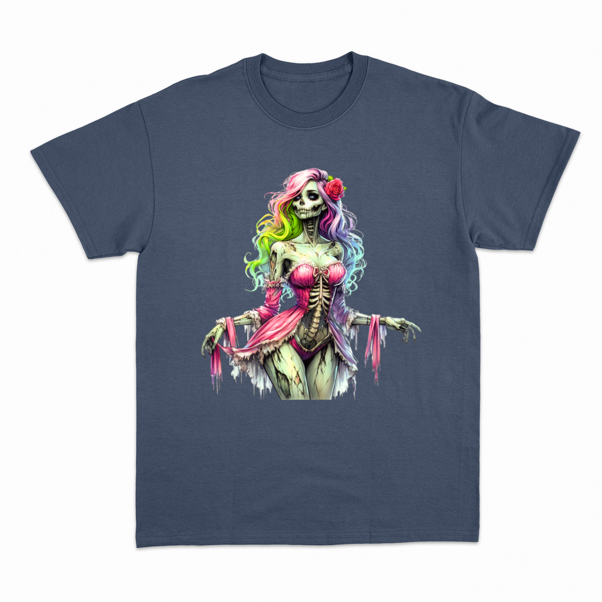 Zombie Woman T-shirt – Horror T-shirt – produktbillede 19
