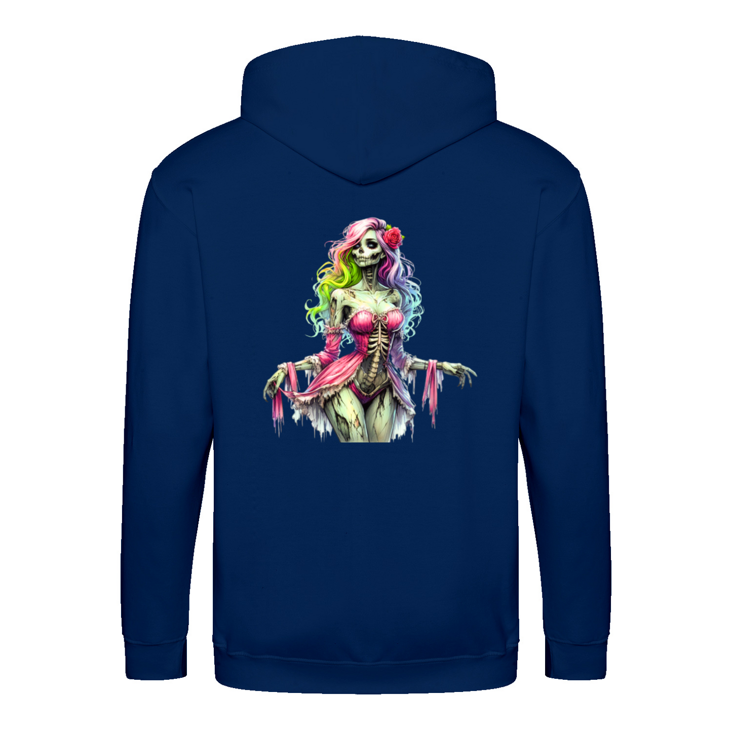 Zombie woman - Zip-Hoodie