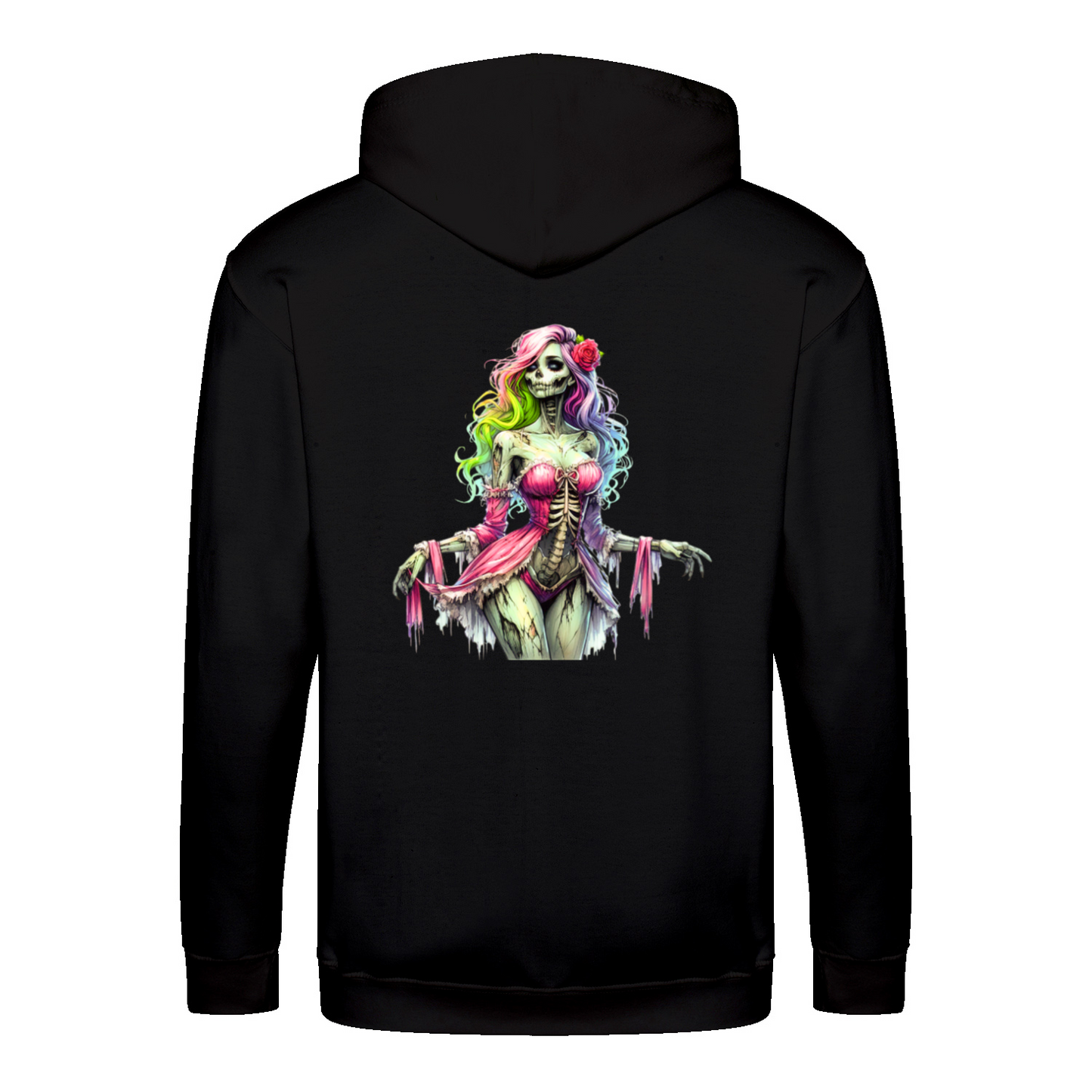Zombie woman - Zip-Hoodie